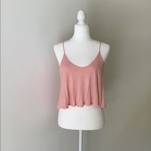 Pink crop top